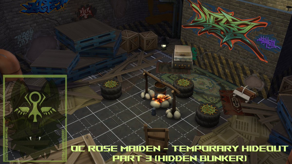 TheLoneWolf9991's tweet photo. [Weekend Break]: Desolate Paradise Creations Part 1 - Sims 4 Builds - Rose Maiden's Temporary Hideout

Playing around with build mode, created a few lots based around my Au, enjoy! 

#LoneWolfArtistart #Art #Sims4 #Sims4builds #Motorcity #OcRoseMaiden #OC #fanmadeAu #Weekendbreak https://t.co/fBEKHtobnc