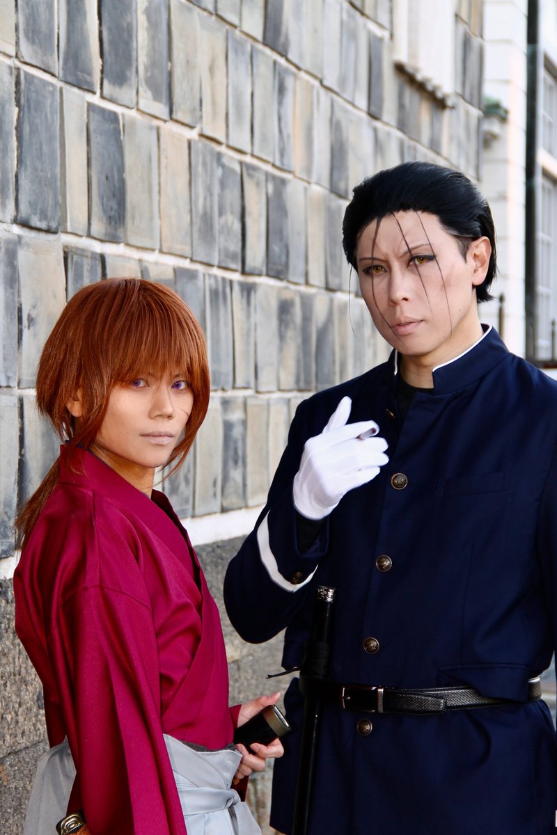 kazuyosi_cos's tweet photo. #コスログ　#コスログ美観
【cosplay/rk】
偶然同作品で参加されてたので
ご一緒して頂きました✨️
掲載許可ありがとうございます😊

Photo:ひよこさん　@hiyokosuaka 
Kenshin:カズヨシ
Saito:ブラッキーさん　@my_blacky https://t.co/j5J1RcDqba