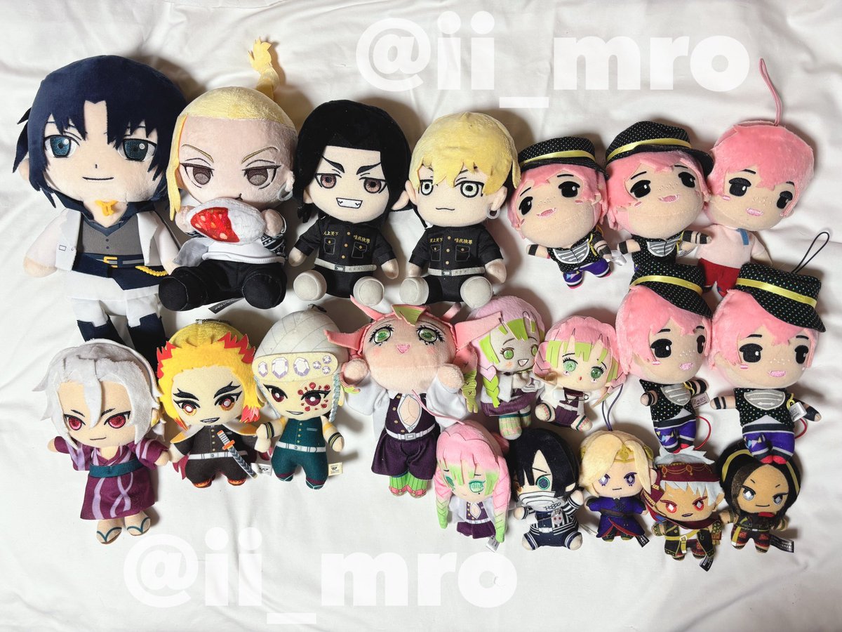 ii_mro's tweet photo. 〖 譲渡 〗 ぬいぐるみ 東リべ アイナナ 鬼滅 Bプロ ツイステ

꒰ 譲 ꒱ 画像参照

꒰ 求 ꒱ 300円〜+送料

⿻ 郵送または広島市内手渡し可能
検索からでもお気軽にお声掛け下さい。 https://t.co/hxSdULRQjm