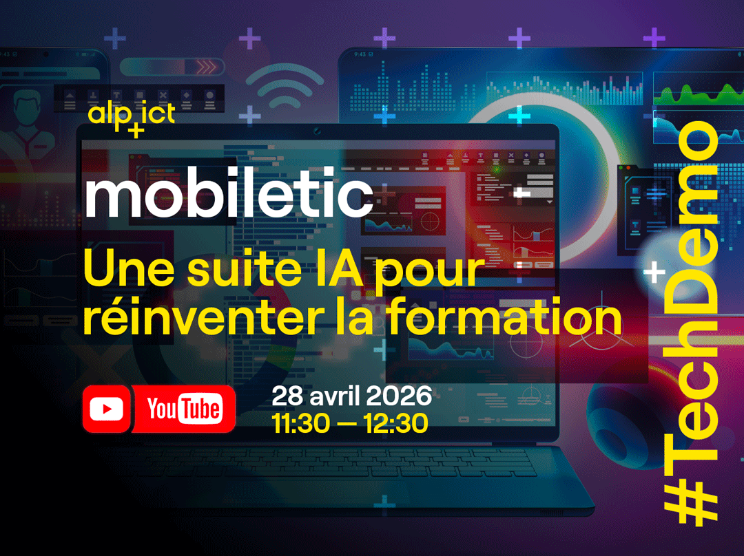Alpict's tweet image. 🕹 #TechDemo x mobiletic: une suite IA pour réinventer la formation

Découvrez une solution numérique de formation et de gestion des compétences, basée sur le développement d’un #LMS (Learning Management System) permettant de concevoir, diffuser et piloter des parcours