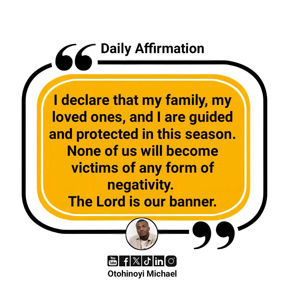 mikeotohinoyi's tweet image. #DailyAffirmation
#OtohinoyiMichael