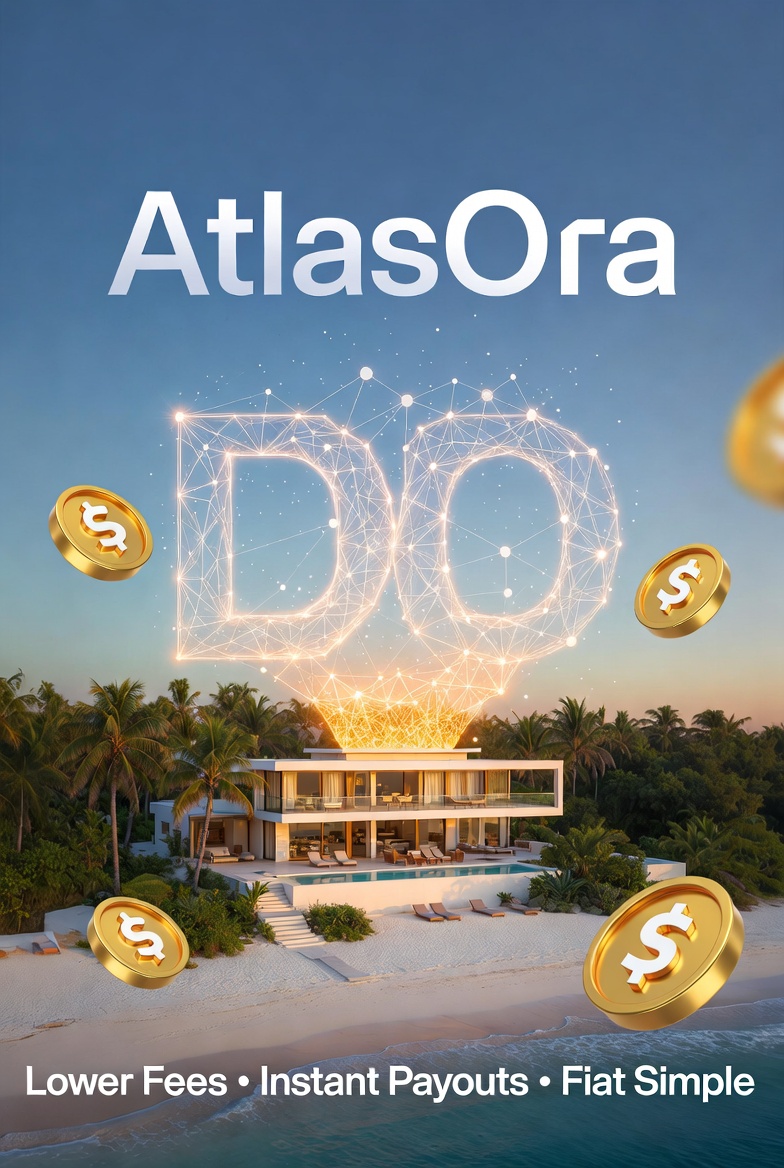 lacoliitto's tweet photo. Revolutionize short-term rentals with @AtlasOraRentals! Hosts pay just 0.7% fees , get instant payouts. Guests enjoy fiat simplicity + rebates. Built on DeFi power. Join the future: https://t.co/5OFbTOvF0w#AtlasOra https://t.co/yCVImKHtV8