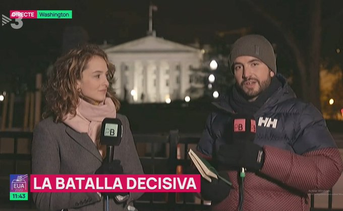 segons la lògica Ustrell, les properes eleccions americanes si vol anar a Washington que es pagui el billet de la seva butxaca i que es baralli pels voltants de la casa blanca per trobar un bon lloc 🥰