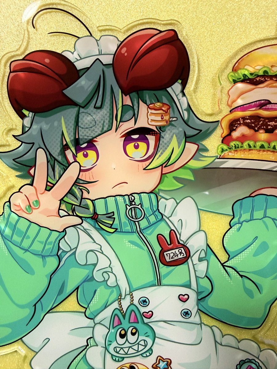 「Ok出たので、でっかいアクスタ展示させていただきます!!!」|那菜風誌(ﾅﾅﾌｼ)★SDイラストレーターのイラスト