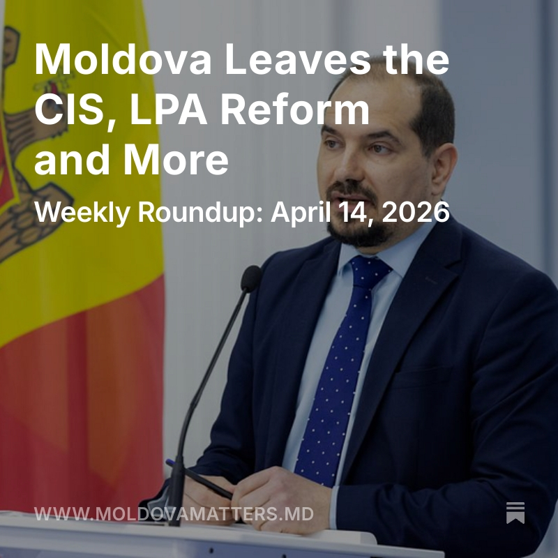 dsmith098's tweet photo. Over Easter, Moldova had a busy week.

From energy instability and regional tensions to ambitious (and controversial) plans to overhaul local government, plus big moves in foreign policy - there’s a lot to unpack.

https://t.co/tf4xqK7P0n https://t.co/cjf77L3PdK