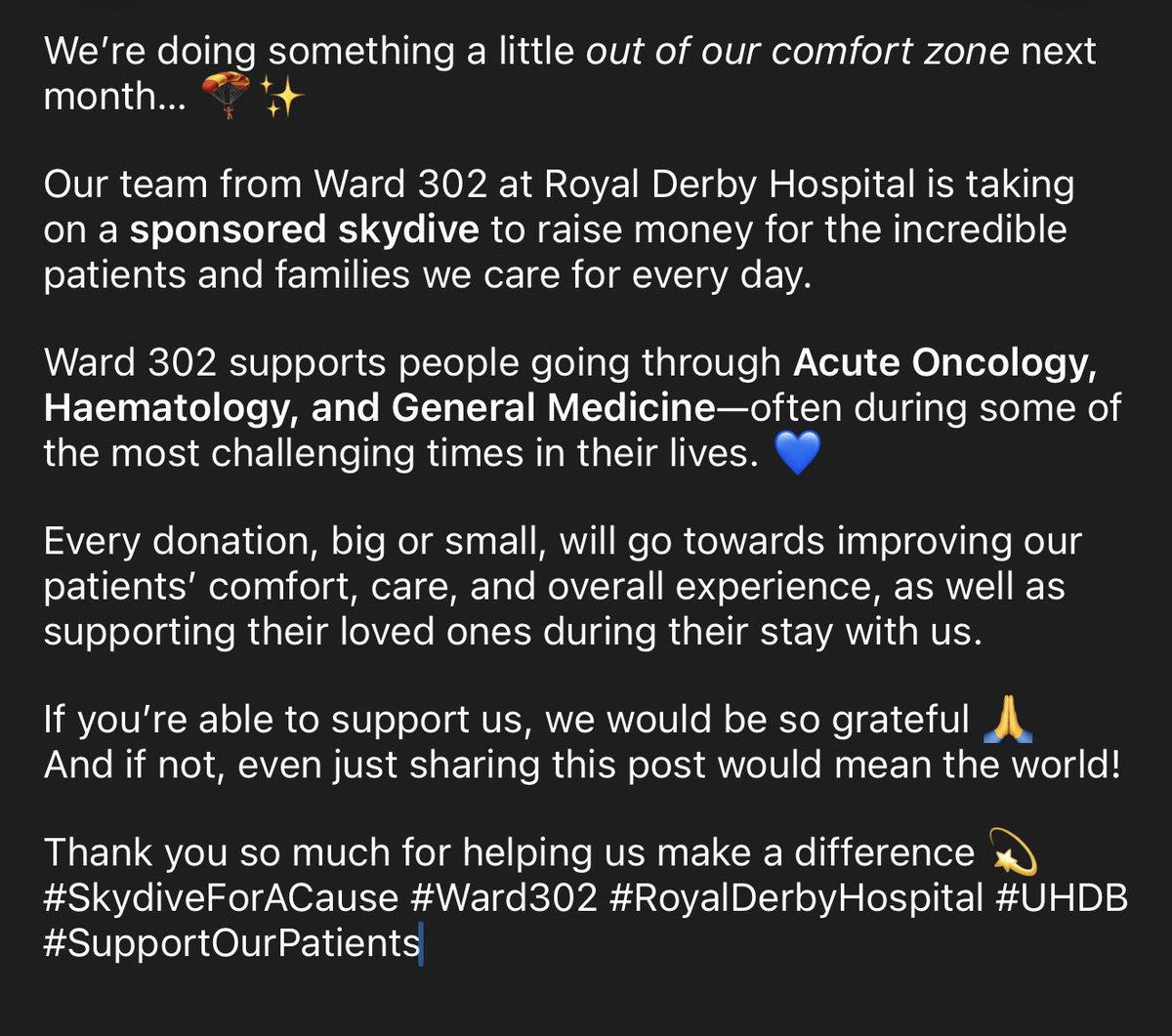 NurseKhalidP's tweet photo. Hi All, we are raising money to improve the experience of our patients and their families on the ward. Thank you for your kindness and support ❤️ @UHDBTrust  @hospitalcharity   @AjGidda  @hayley_darn  @LaraFleetwood ✨ 

https://t.co/gfYZQ9KfGs https://t.co/pzAHUiiyhO