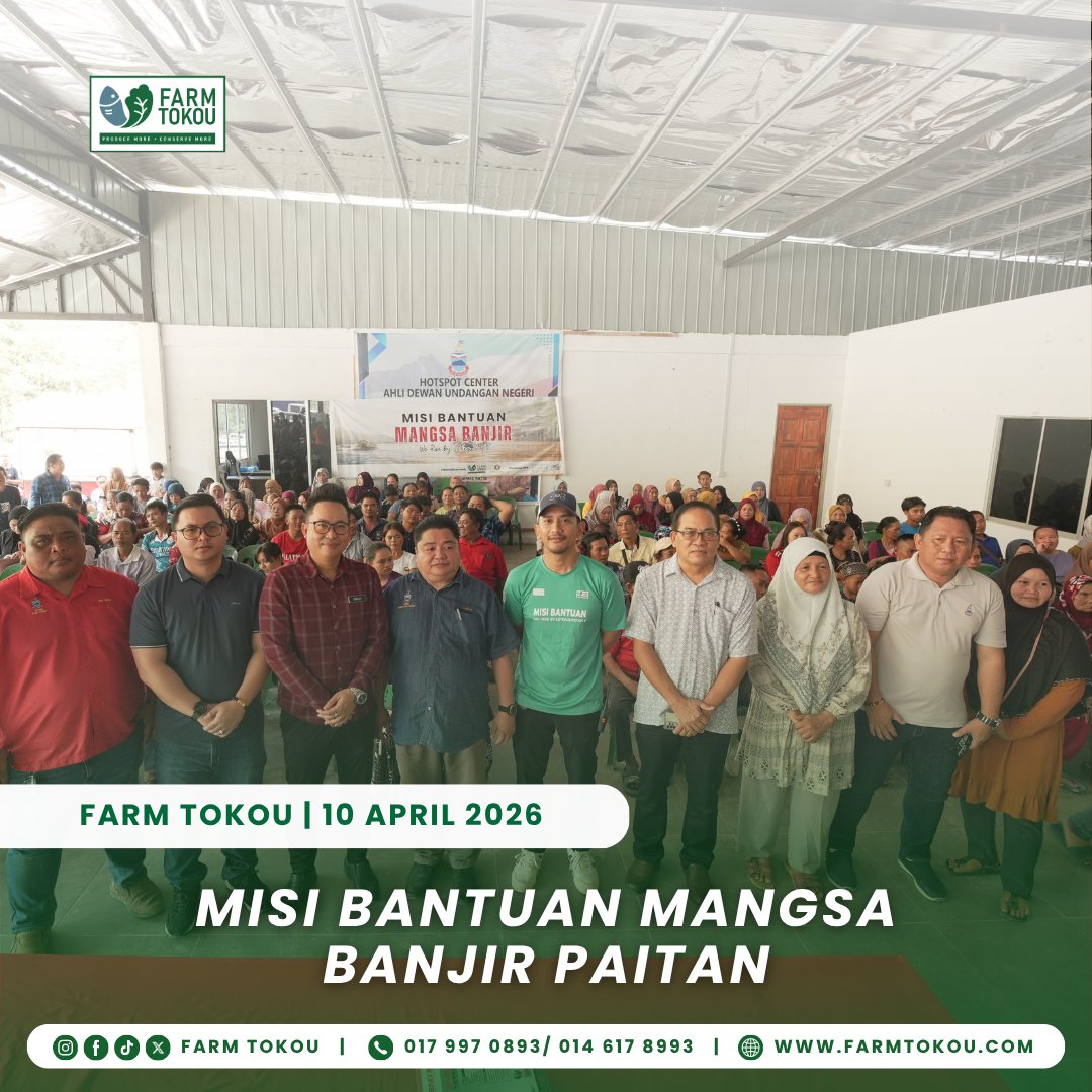 FarmTokou's tweet photo. Misi Bantuan Mangsa Banjir di Sugut dengan sokongan Yayasan Hasanah, Persatuan Prihatin Sapi-Nangoh Telupid dan UPPM N.48 Sugut.

#farmtokou #CSR https://t.co/RlPqcS1PuA