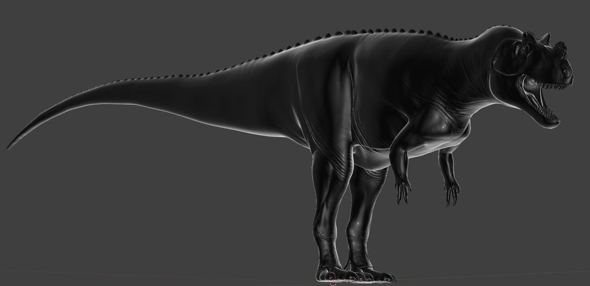 Ender_2907's tweet photo. Ceratosaurus Dentisulcatus GDI by Ender Funkei / bartus , reference: Randomdinos/ Greg S. Paul/toxic midget
Volume: 1277.1 L
Density: 0.97
Mass: 1238.7 kg https://t.co/7rfTcC5tpC