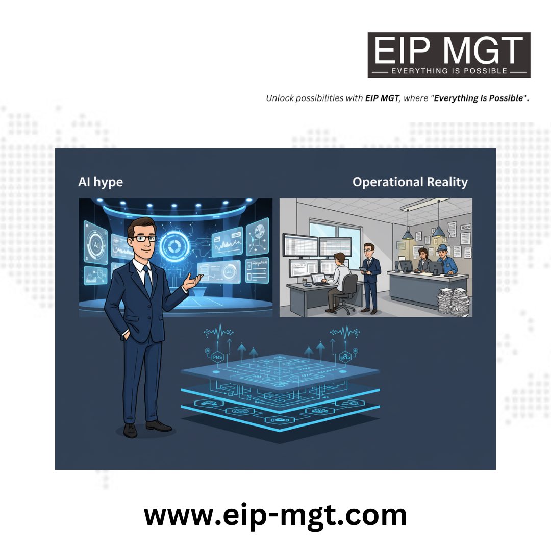 eipmgt's tweet image. AI in hospitality: the vendor pitch vs the operational reality. Fix the data foundation first. The AI applications follow. Most properties skip step one.

#EIPMGT #everythingispossible

🎯 What's step one looking like in your property?