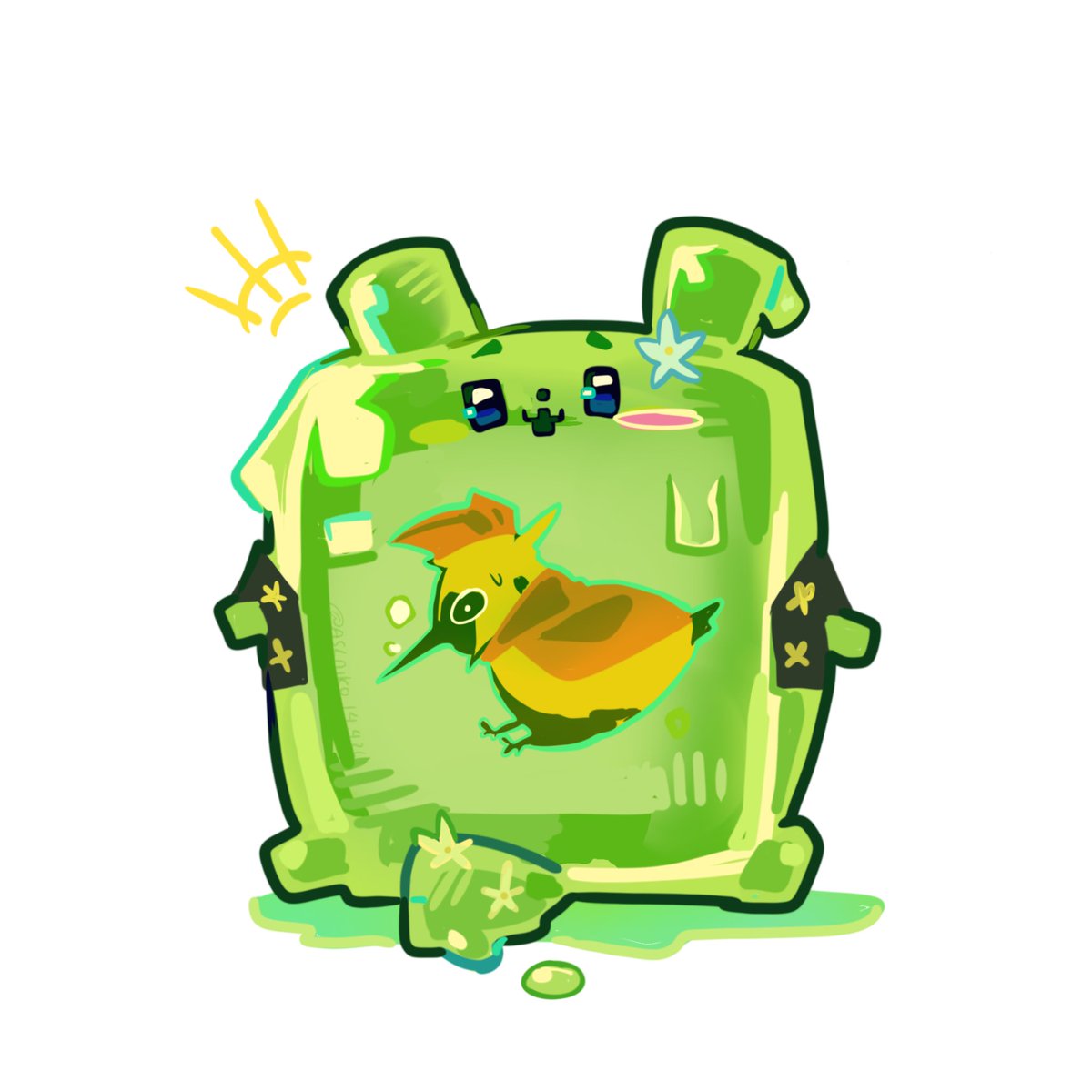 aslniko's tweet image. #slimeknight