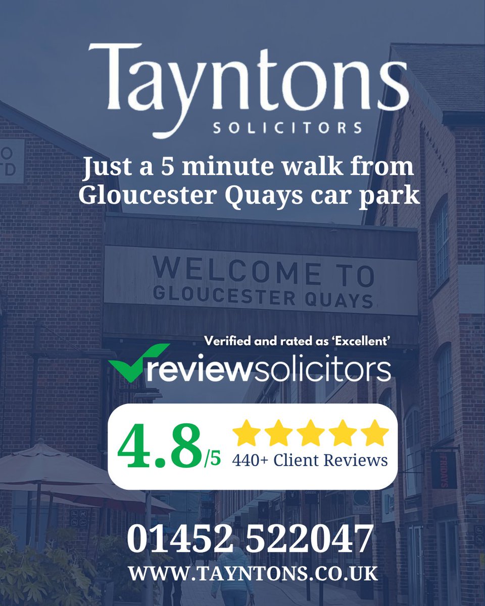 tayntonssols's tweet image. Don't just take our word for it! We're proud to have a 4.8/5-star rating from over 440 independent reviews.

With 95%+ of clients saying we offer exceptional value and would recommend us, our commitment to excellence is clear.

#LawFirm #ClientSatisfaction #Testimonials