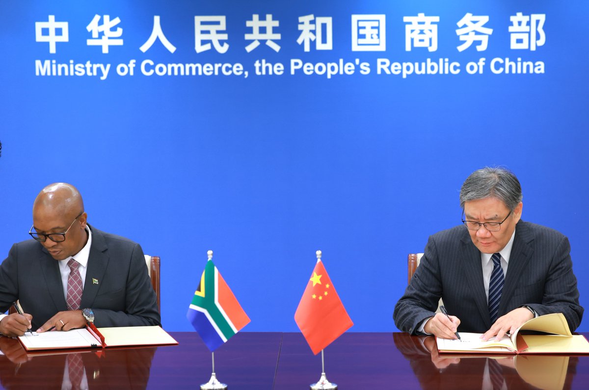 GovernmentZA's tweet photo. Did you know? 🇿🇦🇨🇳

From 1 May 2026, South African exports will enjoy full zero-tariff access to China under the China-Africa Economic Partnership Agreement (CAEPA).

This opens the door to a R3.5 trillion consumer market, creating new opportunities for local businesses and boosting economic growth.

#GovZAUpdates #CAEPA #TradeOpportunities