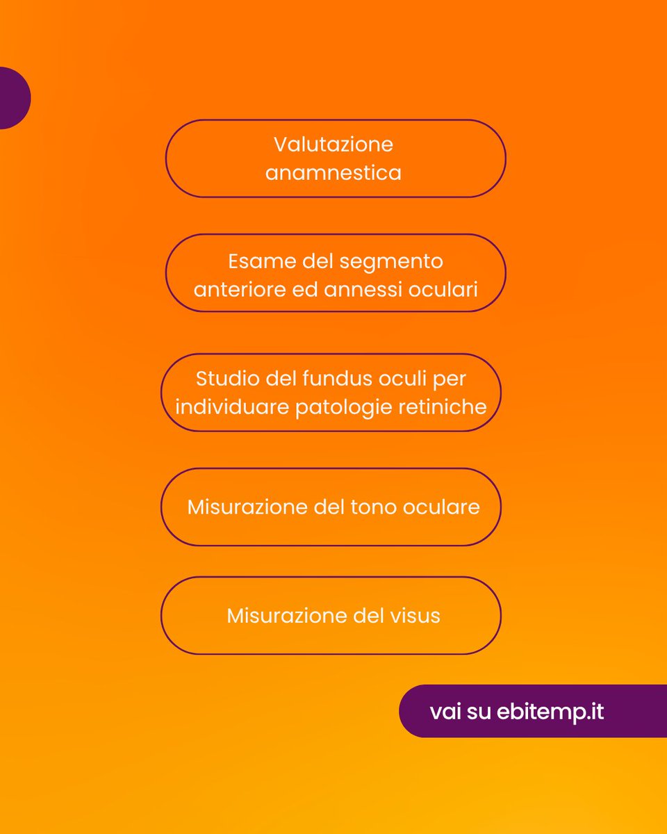 Lavori tanto al PC? Non ignorare l'affaticamento visivo 👁️. Con Ebitemp hai il Pacchetto Prevenzione Oculistica tra i 2 check-up gratuiti l'anno per i lavoratori in somministrazione con i requisiti di anzianità.

Info e prenotazioni: ebitemp.it/piano-sanitari…