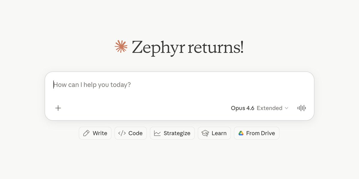 Zephyr tweet media