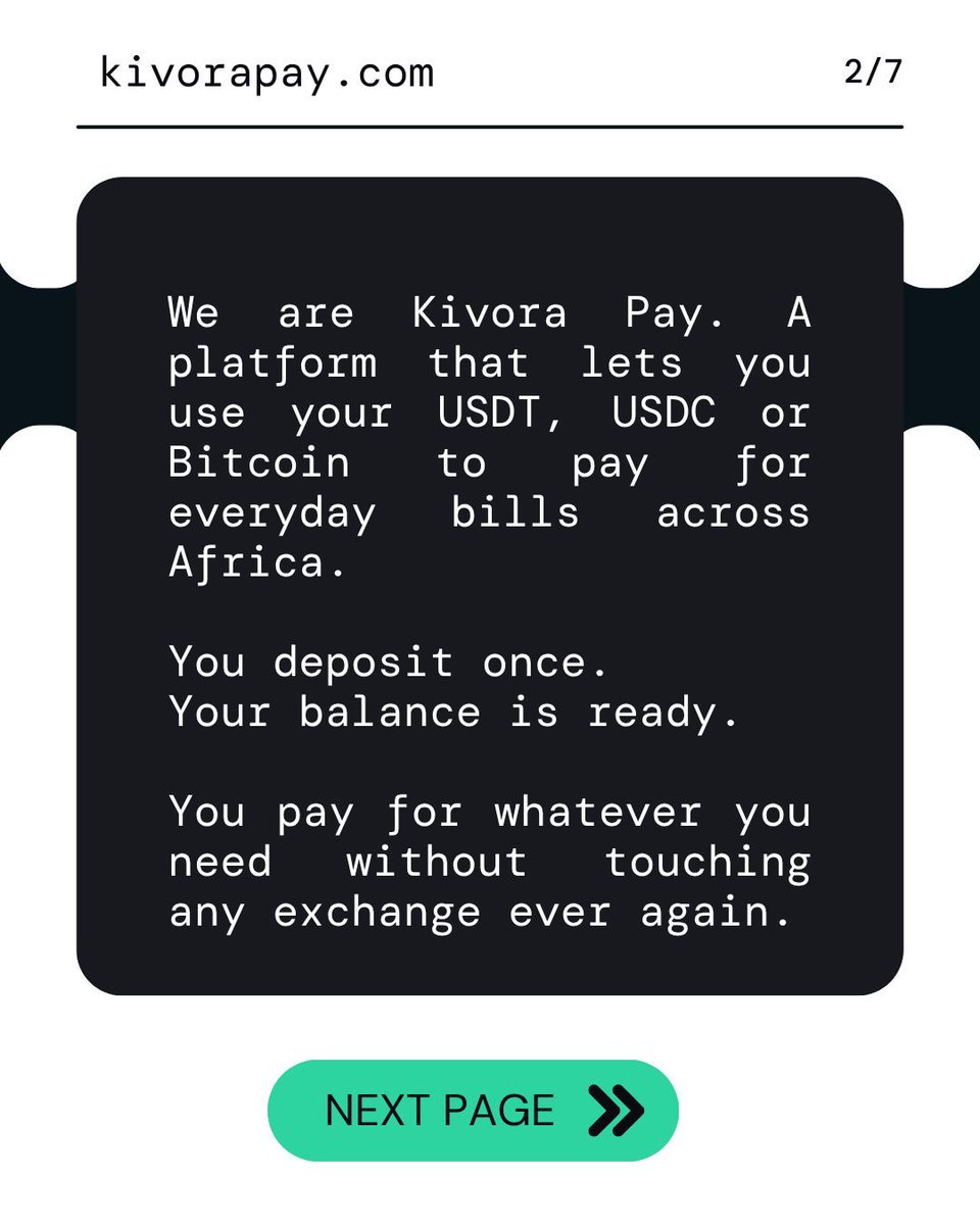 KivoraPay tweet media