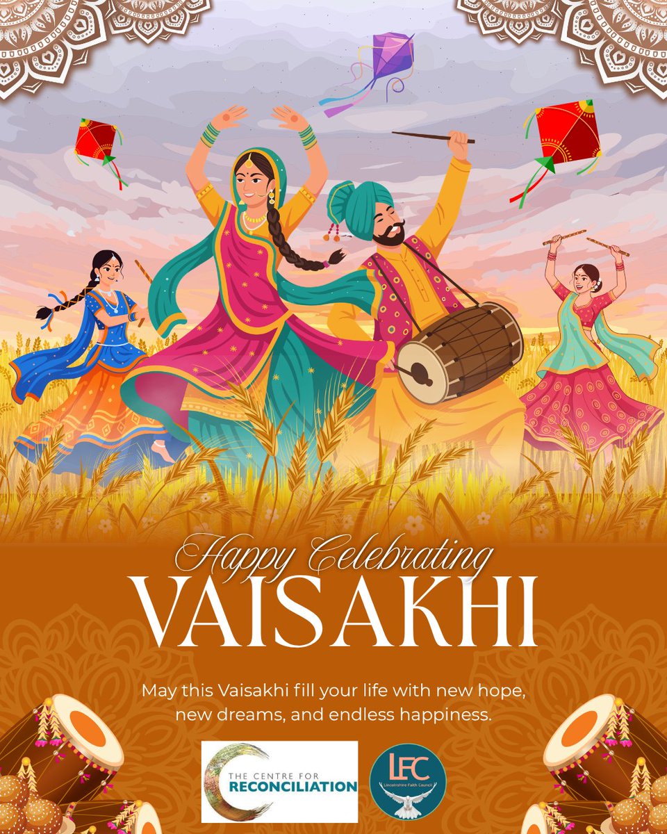 TCfReconcile's tweet photo. Happy Vaisakhi 🌾
Celebrating the founding of the Khalsa in 1699 and the harvest season in Punjab—a time of renewal, community, and gratitude.
#Vaisakhi https://t.co/tE8geidEaX