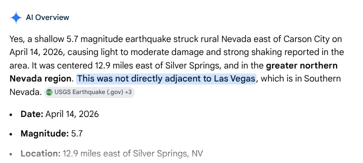 NWO4LYFE666CCP's tweet image. #ThinkBeforeSharing 
#TheMoreYouKnow 
#LasVegas #EQ = #Earthquake