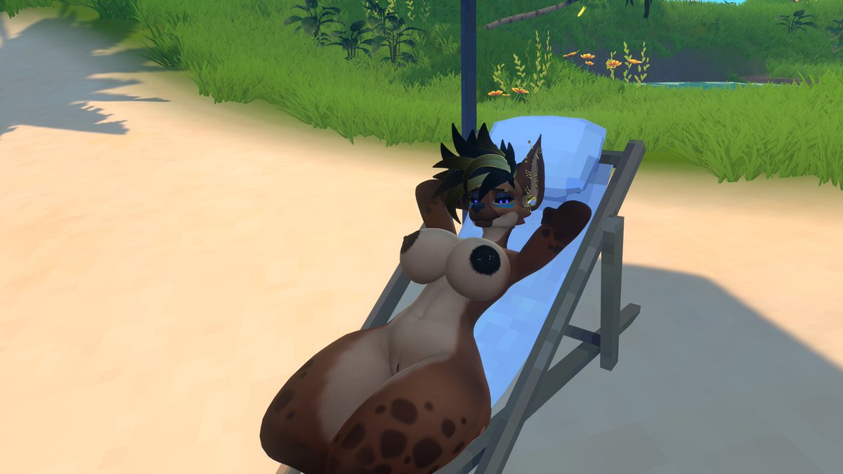 'Enjoying a relaxing day at the beach~