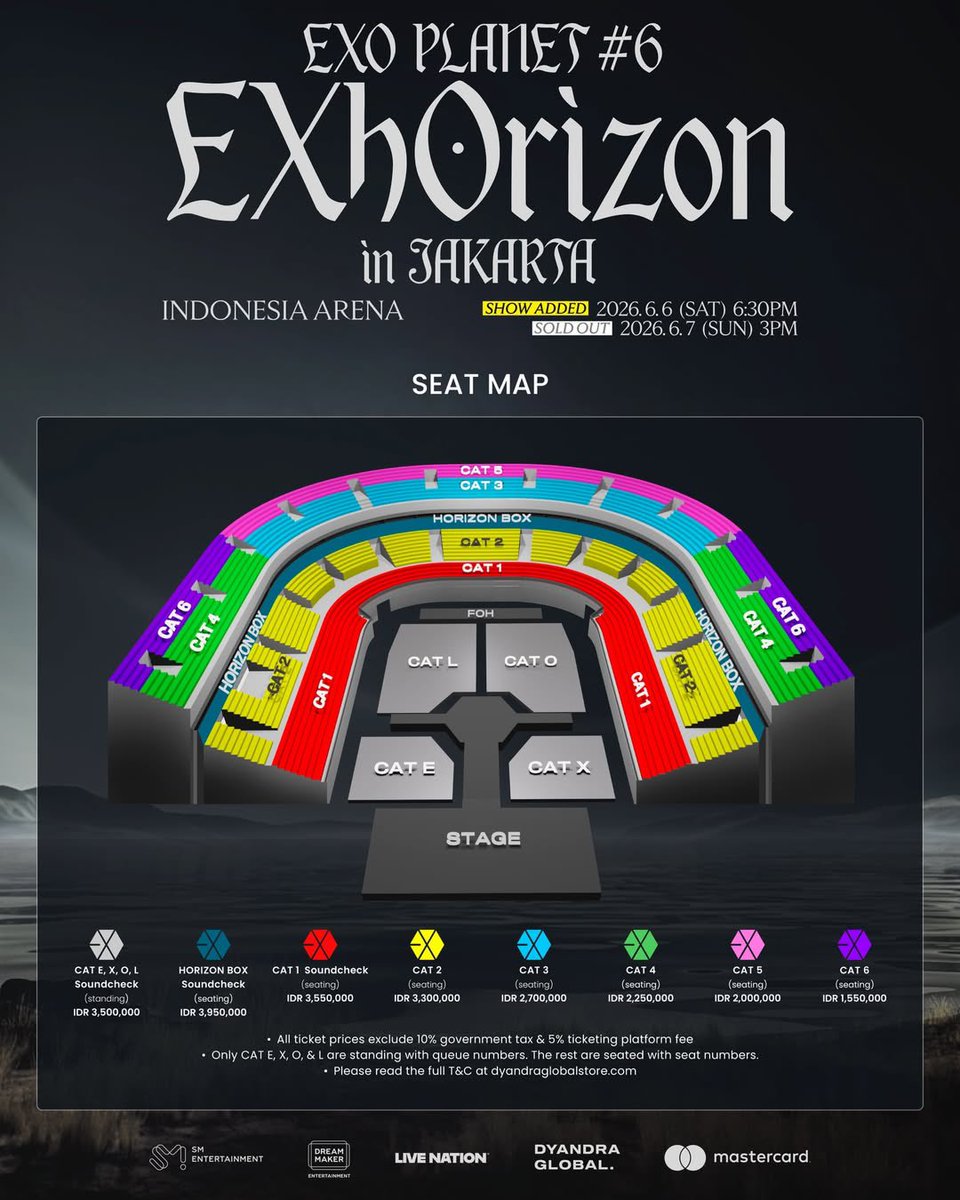 getyourtixhere_'s tweet image. OPEN JASA WAR [ADDITIONAL SHOW] EXO PLANET #6 – EXhOrizon in JAKARTA

— DP (booking slot): 50.000/tiket

FORM DIBUKA HARI INI, 14 APRIL JAM 16.00 WIB
🔗 forms.gle/XAzcZWzi9S1qZS…

‼️ LIMITED SLOT ‼️
 
PLEASE READ FAQ IN BIO CAREFULLY
