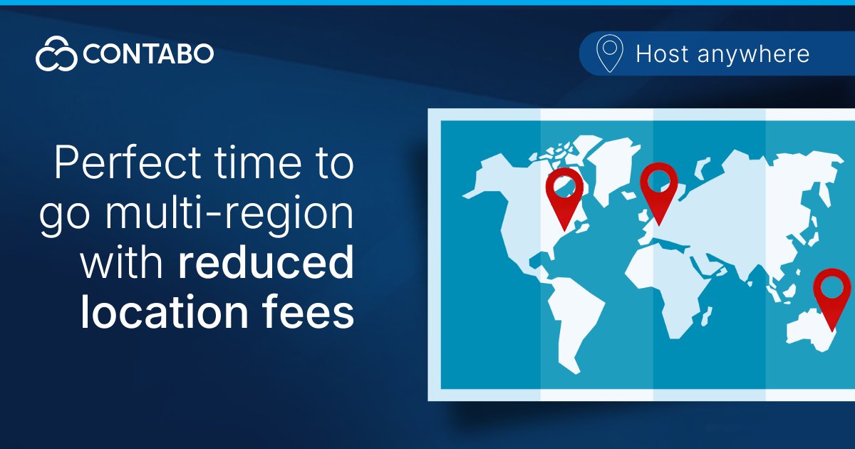 ContaboCom's tweet image. Contabo offers 11 data center worldwide - and for a limited time, lower location fees.

EU, US, UK and more - move your infrastructure closer to your users for lower latency and snappier sites 👉 ow.ly/7afE50YzAG6

#DataCenters #MultiRegion #VPSHosting #VDSHosting