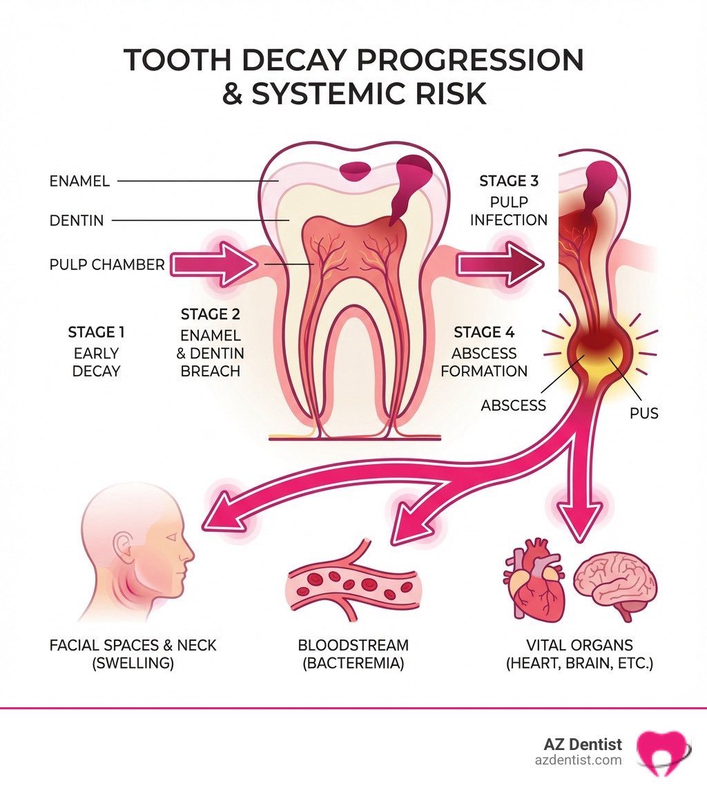 Sakit Gigi yang Diabaikan Bisa Berakhir Infeksi Otak?

Abses gigi sering dianggap masalah kecil yang bisa ditahan dengan pereda nyeri padahal infeksi ini tumbuh di tengah jaringan lunak yang terhubung langsung ke ruang-ruang anatomis berbahaya. Ketika bakteri menembus tulang