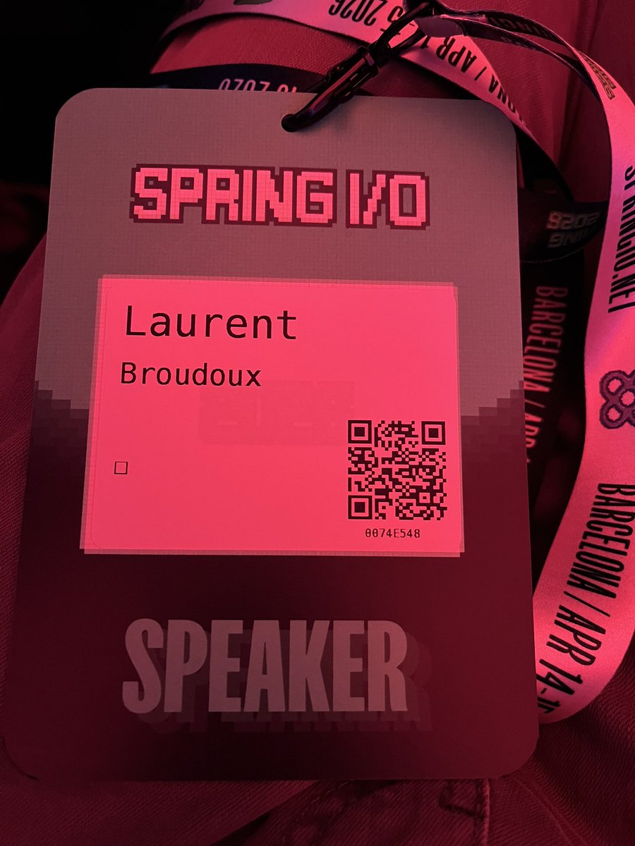 lbroudoux's tweet photo. @spring_io here I am! Ready for 2 days of knowledge sharing with the spring community 🙌
Say hi if you’re around and don’t miss our workshop with @salaboy this afternoon! Exciting stuff around developing and testing AI and cloud native apps with enhanced #DevExp 👩🏻💻 https://t.co/uulErt85pe