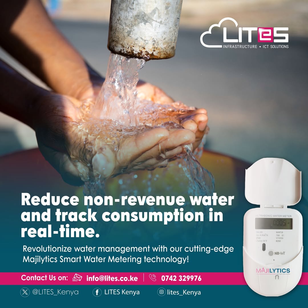LITES_Kenya's tweet image. 💧Reduce non-revenue water, track consumption  in real-time, and optimize your utility operations with precision IoT solutions. Call us now at  0742-329-976 or email info@lites.co.ke #SmartWater #IoTTechnology