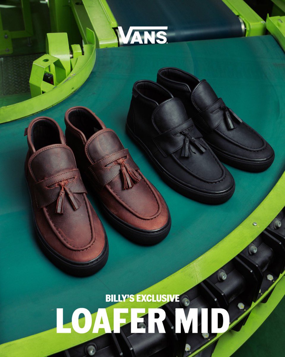 オンライン先行予約受付中】Billy's限定の VANS LOAFER MID “BLACK