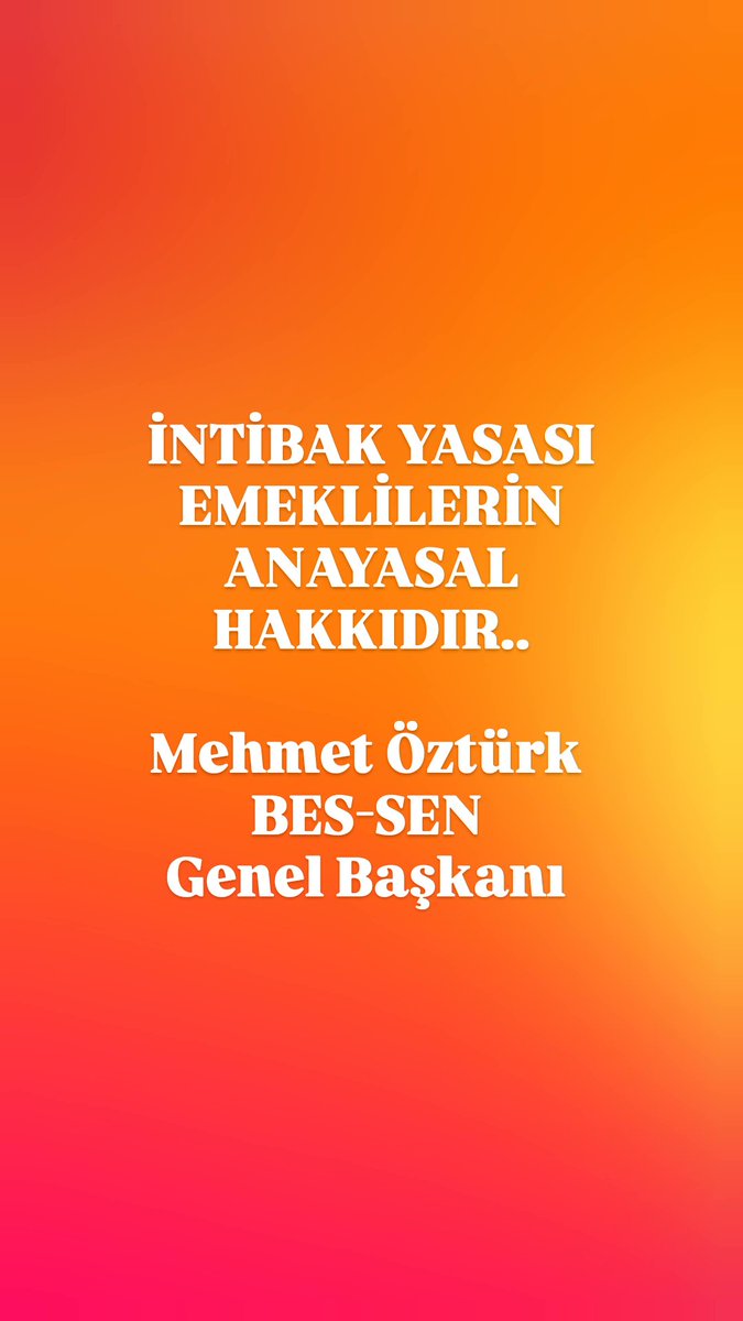 EMEKLİ
👇
#GaribanEmekliSeçimeHazır

Emekliye “gariban” diyerek küçümseyenleri,
Yaşam hakkını yok sayan anlayışı reddediyoruz.

Sefaleti yönetenler,
Sandıkta milyonların vicdanıyla yüzleşecek.

Gariban #Emekli hazır.
Seçimi bekliyor.
Hakkımız olandan asla vazgeçmeyeceğiz 
BES-SEN