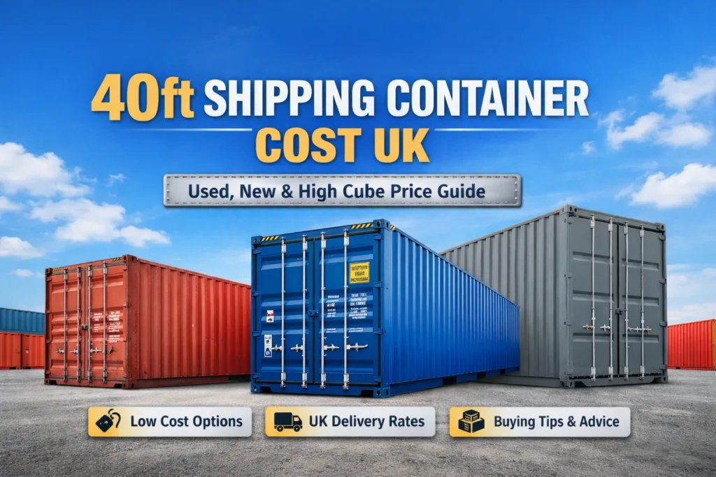 BoshBoxes's tweet image. 40ft shipping container cost UK:

Used: £1,300 to £1,500 + VAT
New: £2,800 to £3,500 + VAT
Delivery: £250 to £700

67 cubic metres of storage. Often pays for itself vs rent in under a year.

boshboxes.store/how-much-does-…

#ShippingContainers #40ftContainer #BoshBoxes