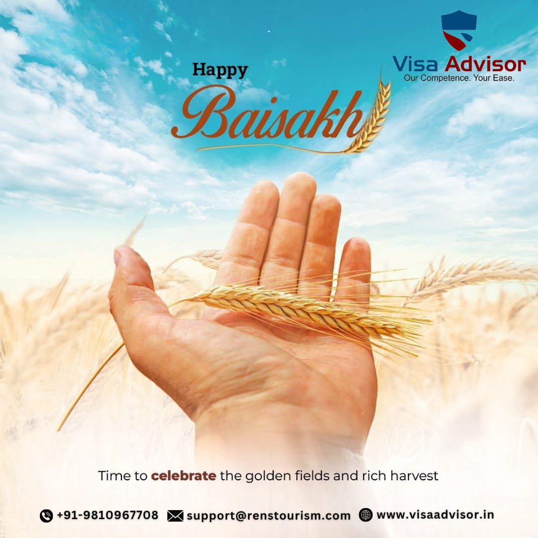VisaAdvisor2's tweet photo. Celebrate Baisakhi with new beginnings and global opportunities 🌍
May your dreams cross borders and bring success this festive season.

#HappyBaisakhi #VisaSuccess #GlobalOpportunities #TravelAbroad #NewBeginnings #VisaAdvisor https://t.co/20tjPtxIcP