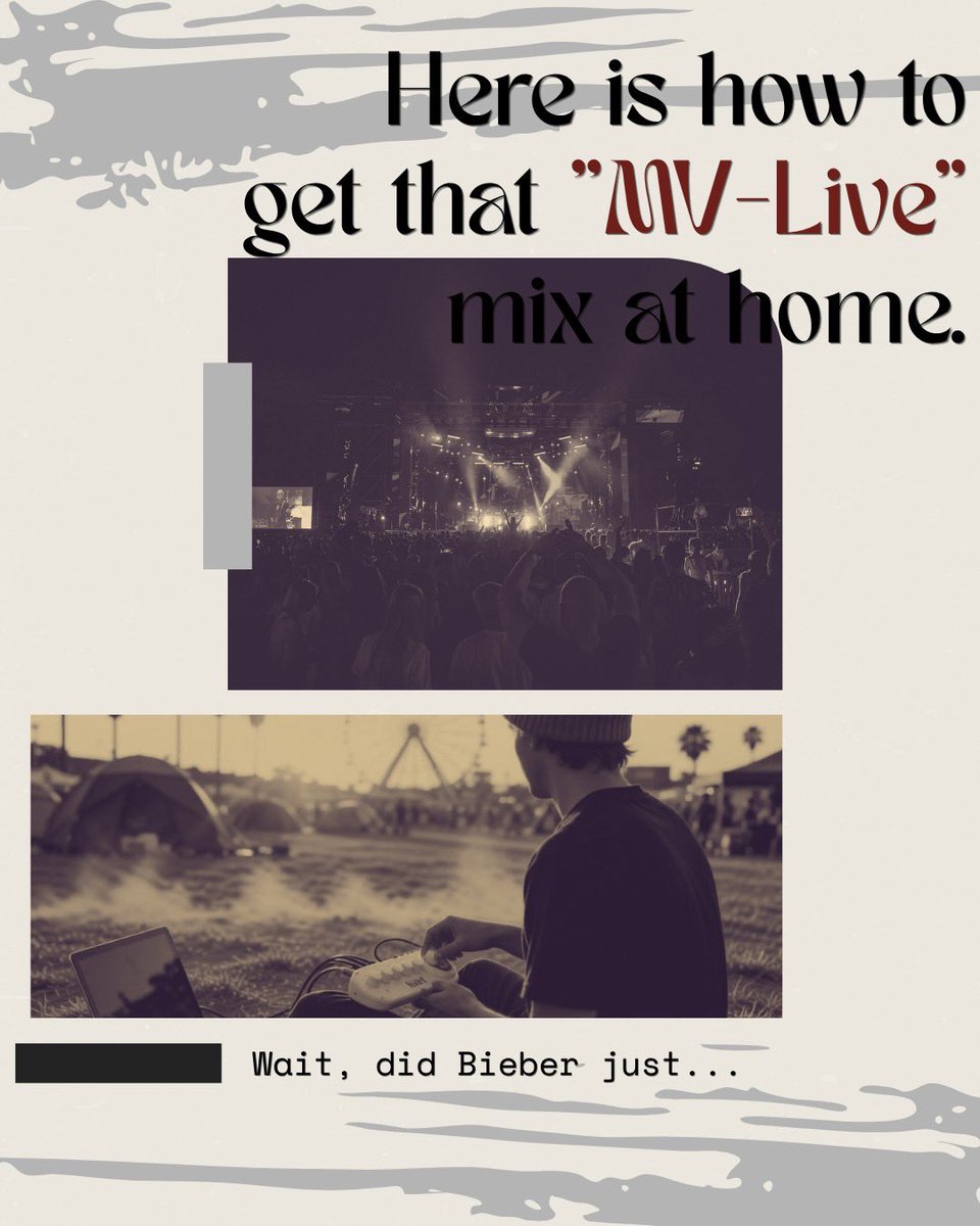 Did Justin Bieber just reinvent the DIY aesthetic? 🎤🎬

That Coachella "MV-Karaoke" set was a vibe. Good news: You don’t need a headliner’s budget to recreate it.

Just Combo V is your hub
🔌 BT streaming
🎤 Clear vocals
🎚️ Live balance

Stop waiting for a stage. Build your own.