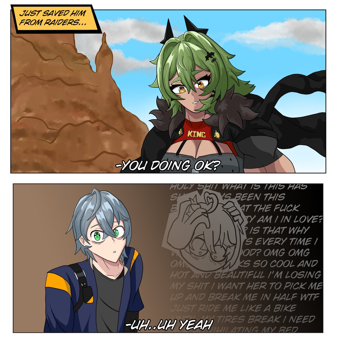 LeoDraws77's tweet image. bro finally realized it #wiseking