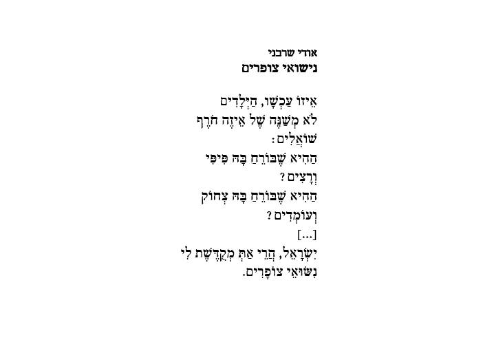 נישואי צופרים.