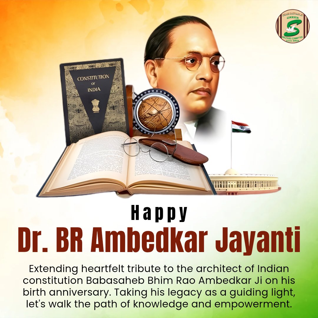 शोषितों, वंचितों व महिलाओं के सच्चे हितैषी, ज्ञान के प्रतीक, भारतीय संविधान के शिल्पी, भारत रत्न बाबासाहेब आंबेडकर जी की जन्म जयंती पर उन्हें शत् शत् नमन।
उनके अप्रतिम योगदान के लिए हम सदा उनके ऋणी रहेंगे।