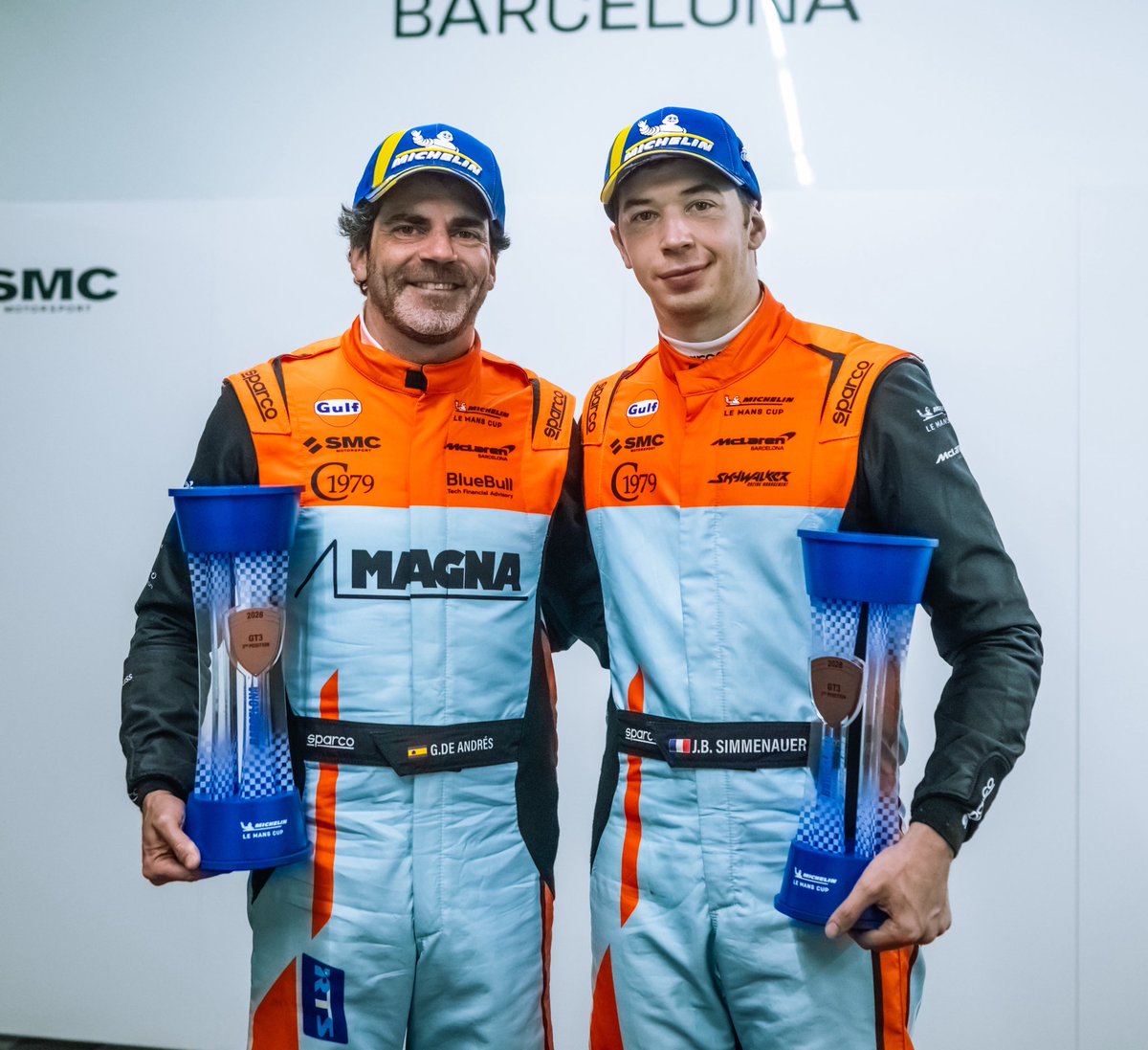 GonzalodeAndres's tweet photo. Terceros en nuestra primera carrera de las Michelin Le Mans Cup!!

Buen estreno del McLaren 720S GT3. 

@McLarenBCN @SmcMotorsport @LeMansCup @Circuitcat_es https://t.co/FpOlVt1ImC