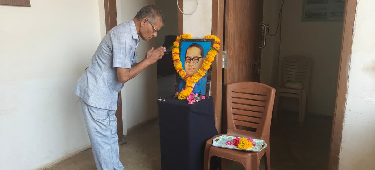 BapujiIntSchool's tweet photo. “Today we celebrate Ambedkar Jayanti, the birth anniversary of Dr. B.R. Ambedkar. He was a great leader, social reformer, and the architect of our Constitution. He believed in equality, education, and justice for all. Let us follow his ideals and work towards a better society.” https://t.co/KYEKKwegMS