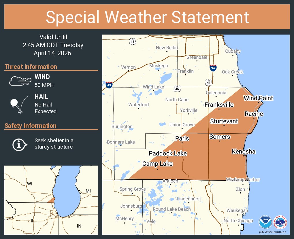 NWS Milwaukee tweet media