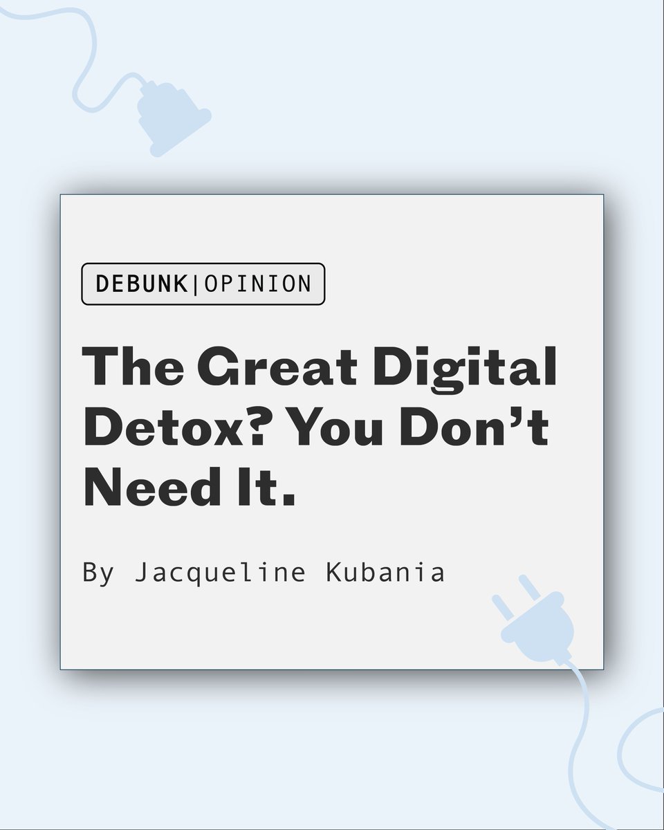 debunkdotmedia's tweet photo. Attention all doomscrollers & brain-rot addicts!

Guilt tripping yourself about sleeping at 2 a.m.? @jacqy_oh says you shouldn’t! Social Media is a cultural artifact of our time. But be warned - she’s also gardening, singing in a choir, and about to start crocheting.

Read: https://t.co/FOgUWEBt7Y

#DebunkOpinion