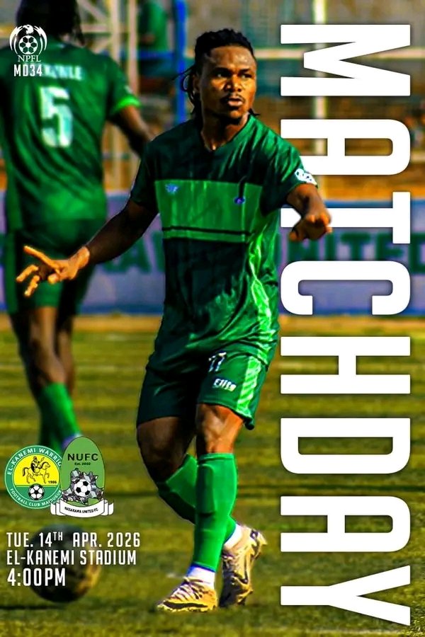 🟢 𝗠𝗔𝗧𝗖𝗛𝘿𝘼𝙔 🌑

🆚 El Kanemi Warriors 
🕗 4pm 
🏆 NPFL 
🏟️ El Kanemi Stadium 

🤝 #TeamSolidMiners #WeAreTheSolidMiners #Npfl26 #ElkNas