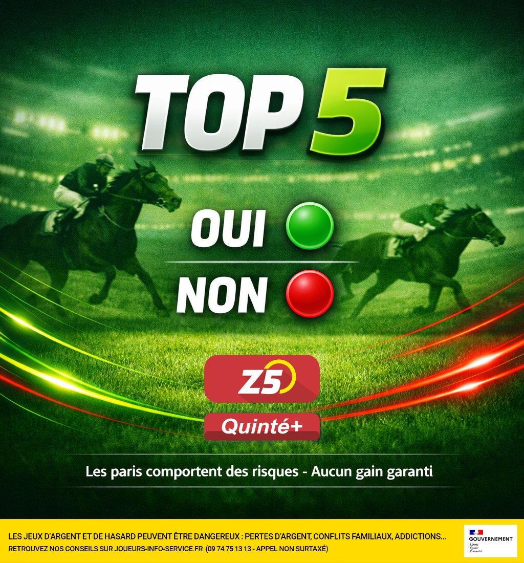 AwanasEdge's tweet image. 🗓️Mer. 15 Avr.
🏟️R1 C4 - CORDEMAIS - 13:55

🐴 108 – JAG ROYAL

👉 Termine dans les 5 ?
🟢OUI
🔴ON

💬 Commente avant le départ 🏁
#Turf #Analyse #Probabilités