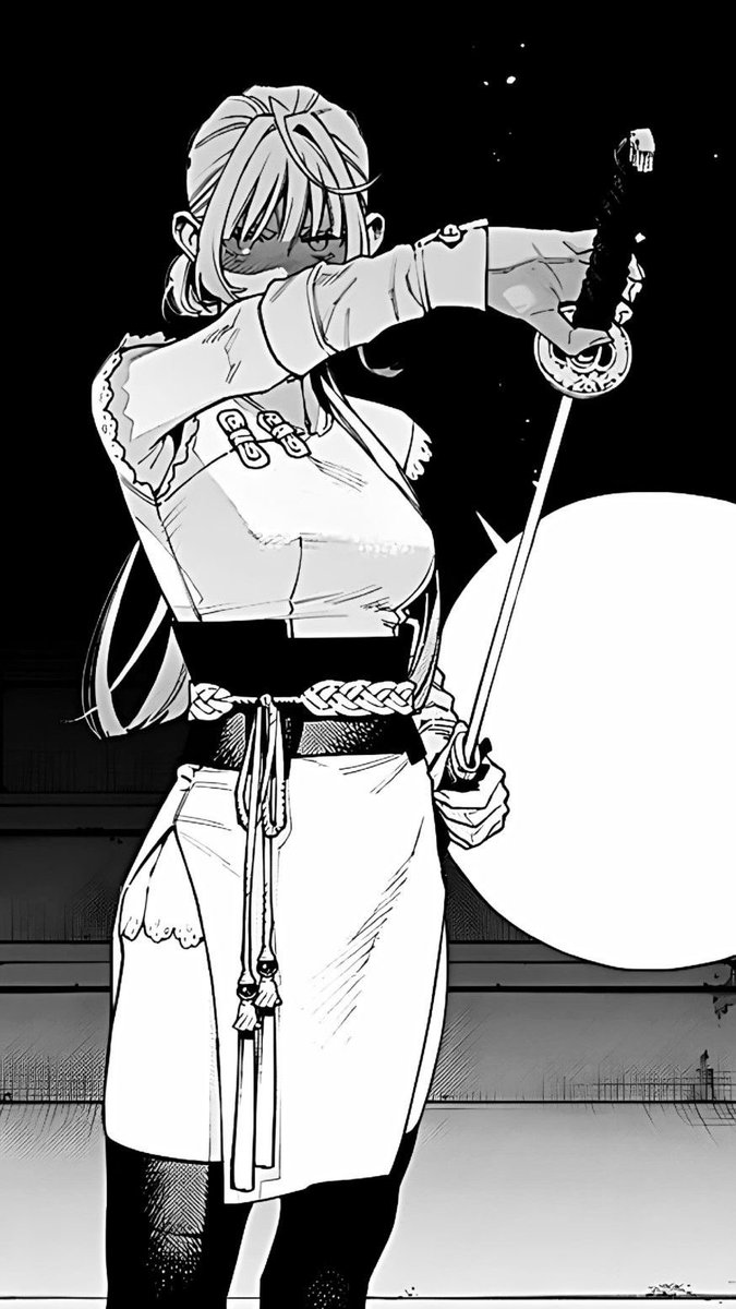 AbyssalArbiter's tweet photo. . . .Her hand is tightening around the pommel of the blade. Try a different answer. https://t.co/0xgM00RAvJ