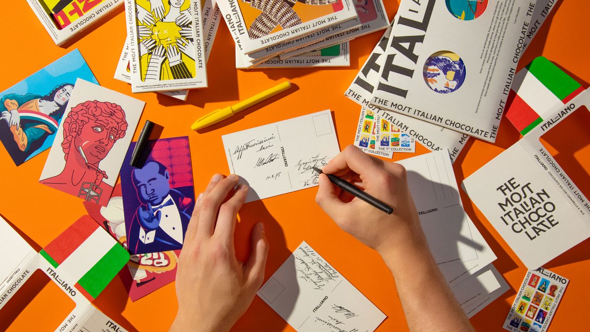 packagings's tweet image. I AM ITALIANO turns the #chocolatebar into a cultural artifact, using Italian #stereotypes not as a crutch but as deliberate creative currency. 

packagingoftheworld.com/2026/04/i-am-i…

#packagingdesign by Happycentro