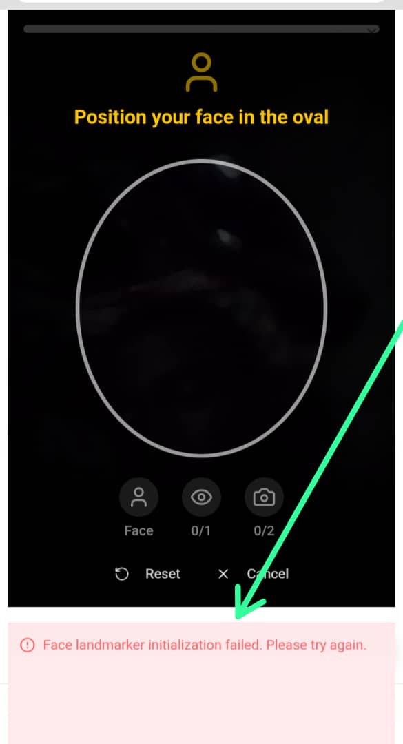 🚨 UPDATE: Face Verification Issue on SidraChain

We are currently aware that many users are experiencing the error: “Face landmarker initialization failed” during face verification on SidraChain.

This issue is not from users’ devices, but appears to be related to ongoing system