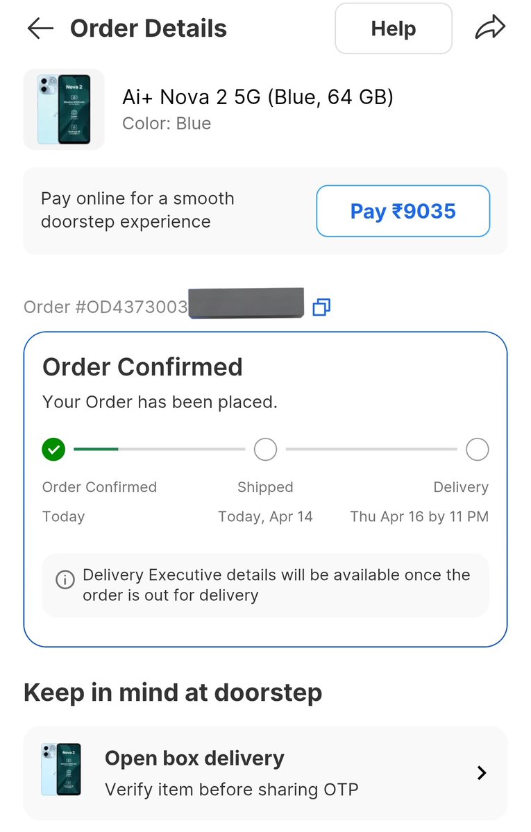 LoserAnant's tweet image. Managed to order AI+ Nova 2 5G in the first sale before it went out of stock. 
Looks like demand was pretty strong for this one. Who else grabbed it?

#AiPlusSmartphone #NovaSeries