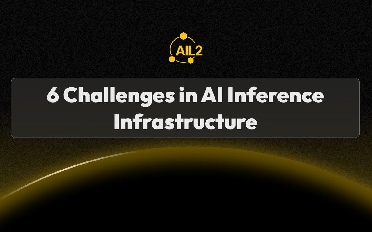 AIL2Lab's tweet photo. AI is no longer limited by training — inference is the real bottleneck.
Costs, latency, and scalability are becoming major challenges.
Here are 6 key problems in AI inference infrastructure and how decentralized networks are solving them.
https://t.co/rfMHYiJ24m
#AIinference https://t.co/siE3kpxoH6