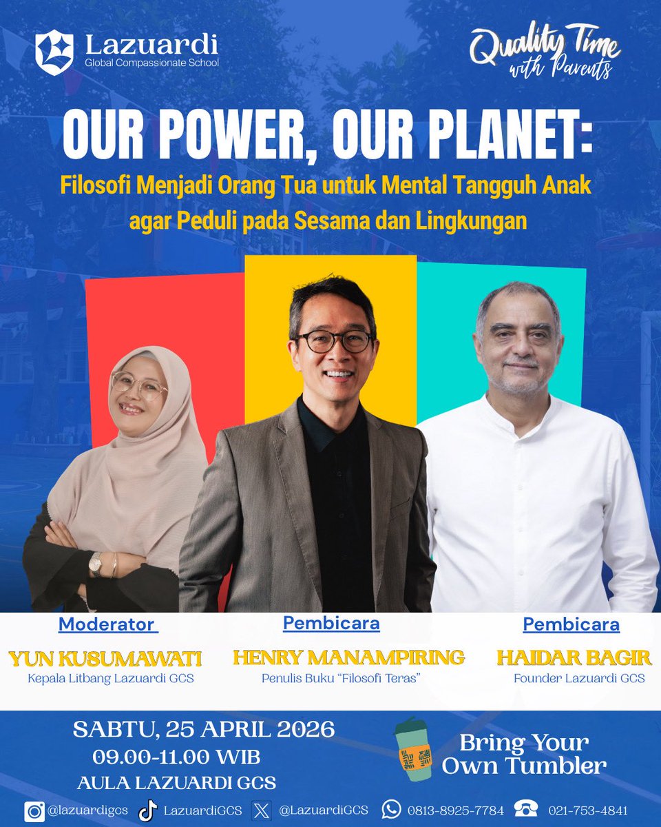 Lebih dari sekedar waktu bersama. Ini tentang hadir sepenuhnya. Yuk, hadiri acara Qualitu Time with Parents✨
