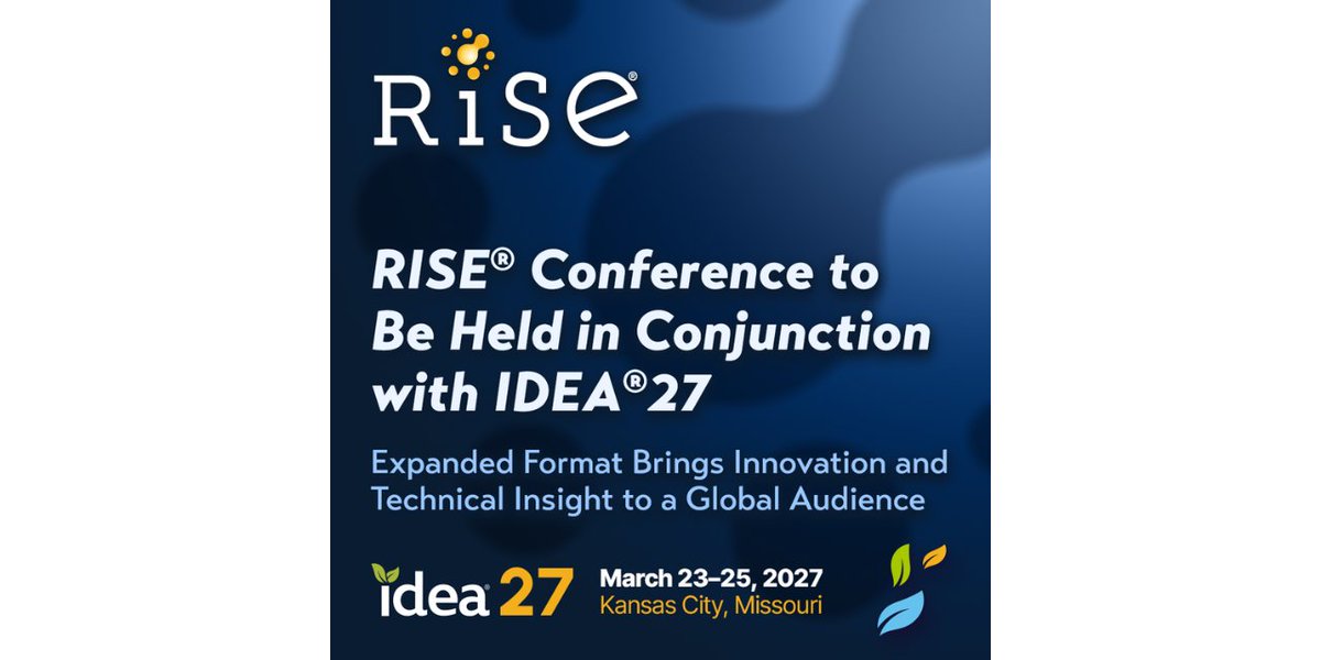 TextileValue's tweet photo. RISE® conference to be integrated with IDEA®27 in 2027
Read more: https://t.co/Ct52wOVozS
#INDA #RISEConference #IDEA27 #Nonwovens #TechnicalTextiles #Innovation #EngineeredFabrics https://t.co/SoUikkBfVU