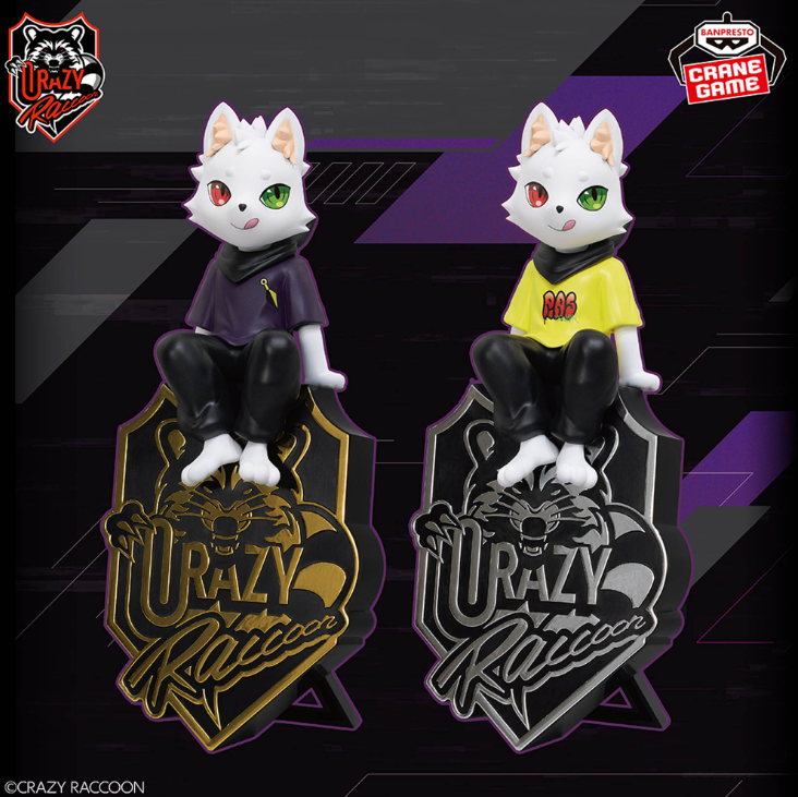 🌈プライズ景品入荷情報🌈 ・Crazy Raccoon デスクトップフィギュア