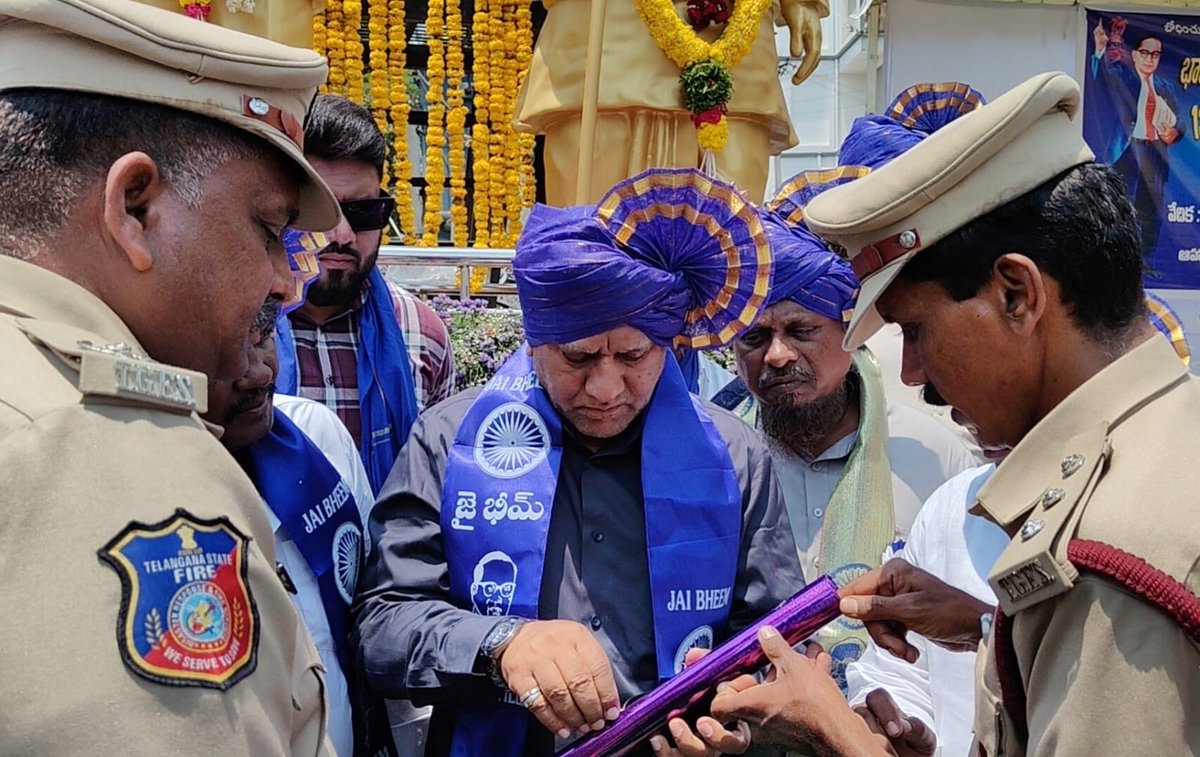 kausarmohiuddin's tweet image. Ambedkar Jayanti Celebrations In Karwan Constituency.